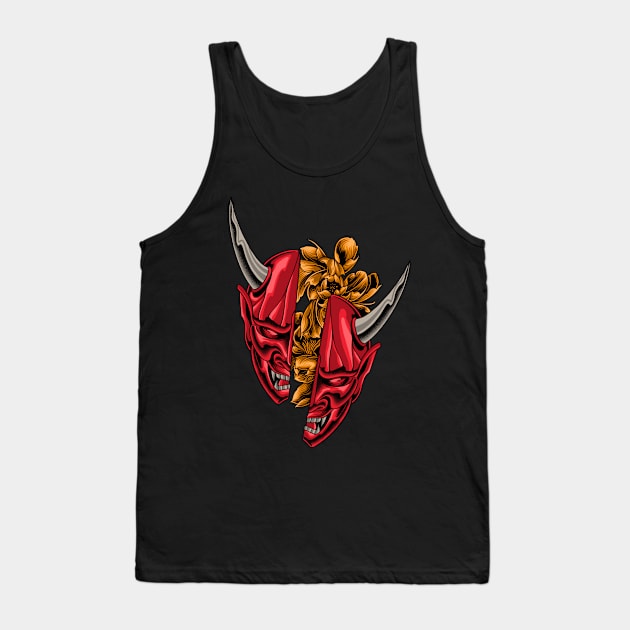 hanya mask Tank Top by terror machine std